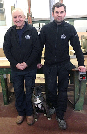 Michael & Daniel in our Nottingham workshop