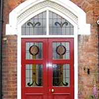 three panel victorian door