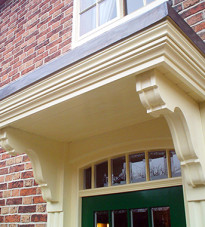 Wooden Porch in the Georgian Style