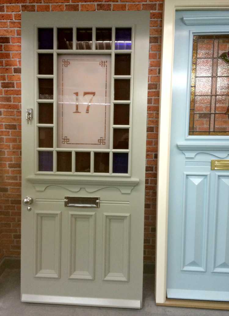 1930s door in the Devonshire style with margin glazing