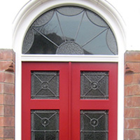 Georgian door with glazing